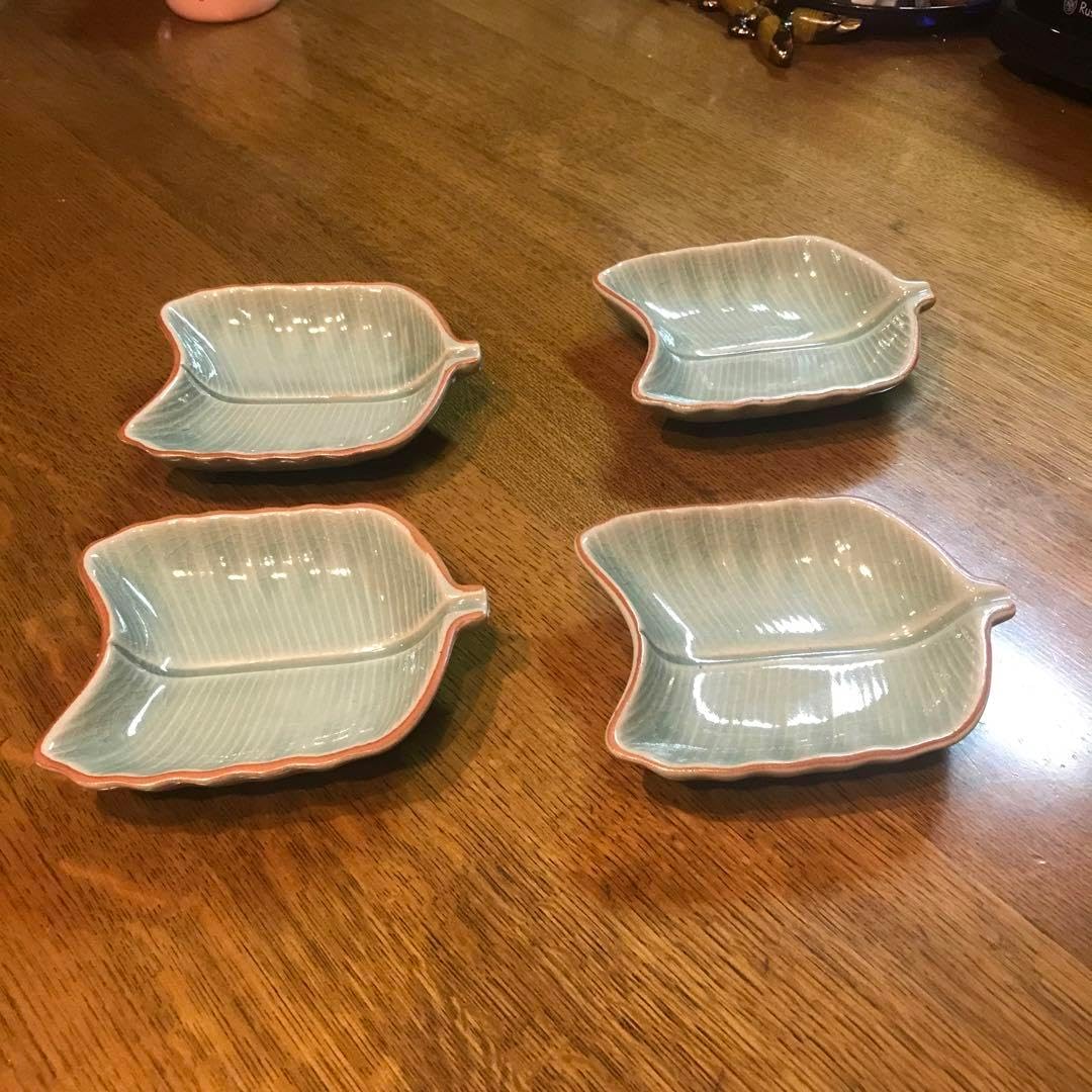 ☆週末セール☆ セラドン焼き サイアムセラドン 中皿 1＋4枚セット